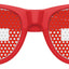 Funglasses with Swiss flag design for World Cup party, featuring red and white colors and the Swiss cross emblem.