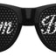 Black TEAM BRIDE wedding party sunglasses by Funglasses with bold white text, perfect for bridal celebrations and photos.