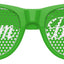 Green TEAM BRIDE wedding party sunglasses by Funglasses, stylish eyewear with "TEAM BRIDE" text for bridal celebrations.