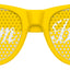 Funglasses team bride wedding party sunglasses in yellow with "TEAM BRIDE" lettering for bridal celebration photos.