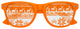Funglasses Ugly Sweater Party Sunglasses with colorful holiday sweater design, fun eyewear for festive occasions
